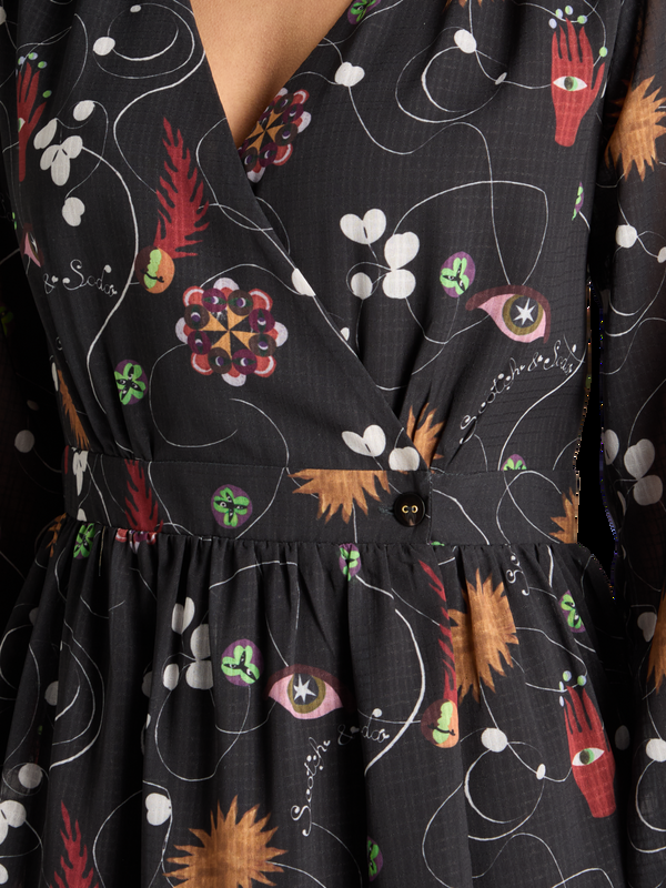 Maison Scotch MINI WRAP DRESS