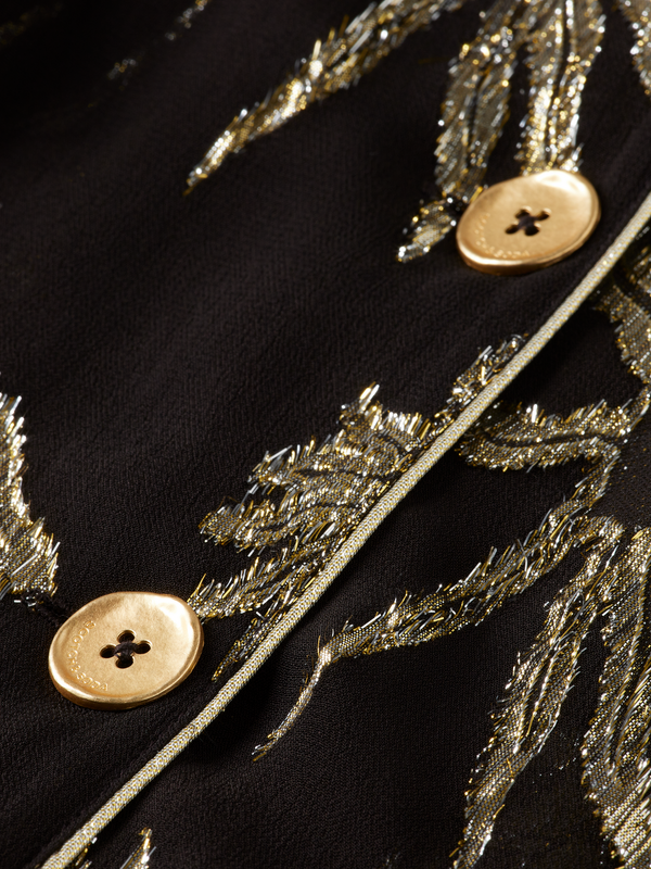 Maison Scotch MYSTIC SKY LUREX PYJAMA BLAZER