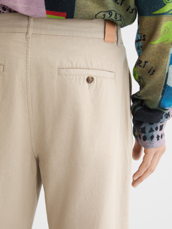 Maison Scotch Otis Cotton Linen Twill Chinos
