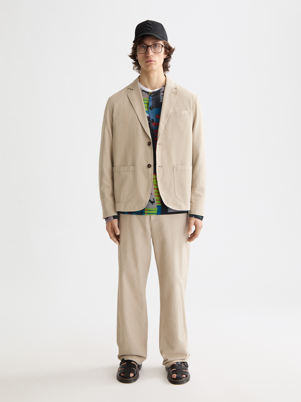 maison scotch Otis cotton linen twill chinos