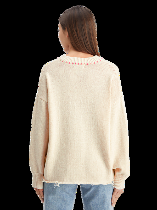 Maison Scotch Oversized Varsity-trui