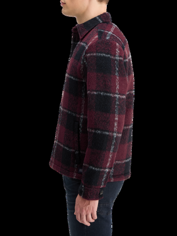 Maison Scotch PADDED FLANNEL OVERSHIRT