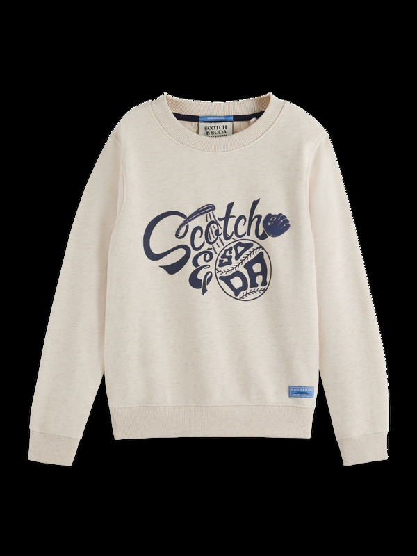 maison scotch Printed Crewneck