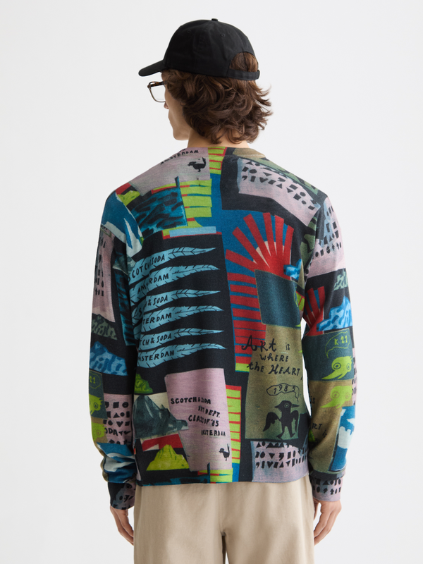 Maison Scotch Printed Henley