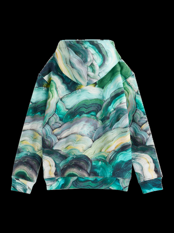 Maison Scotch Printed Hoodie