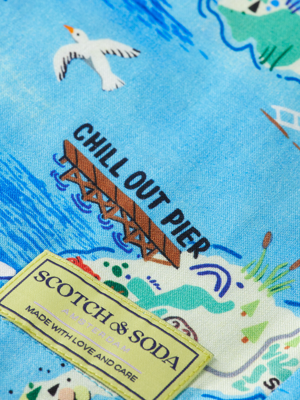 Maison Scotch Printed Shirt