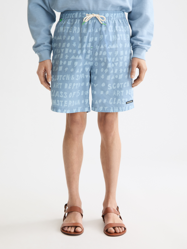 Maison Scotch Printed Swim Shorts