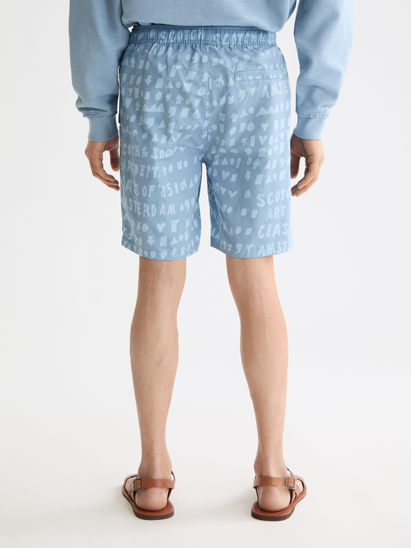 Maison Scotch Printed Swim Shorts