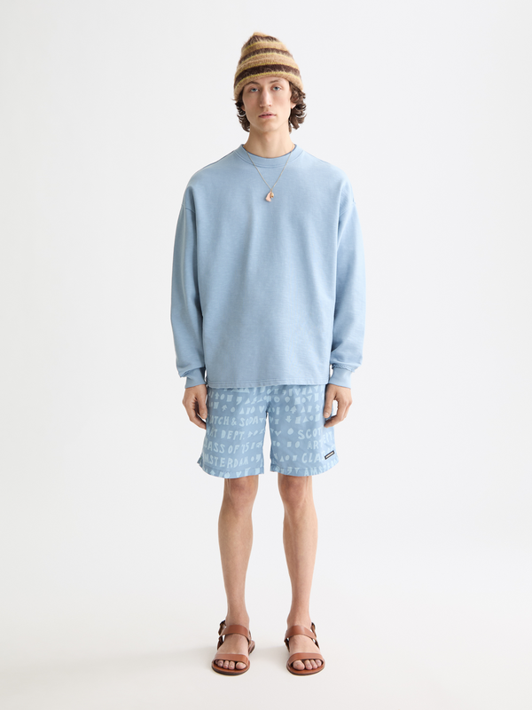 maison scotch Printed swim shorts