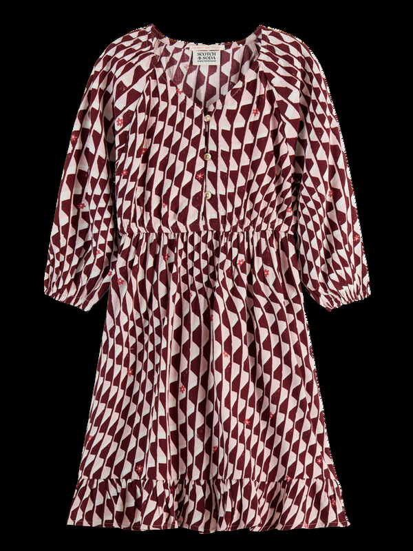 maison scotch Printed Viscose Dress