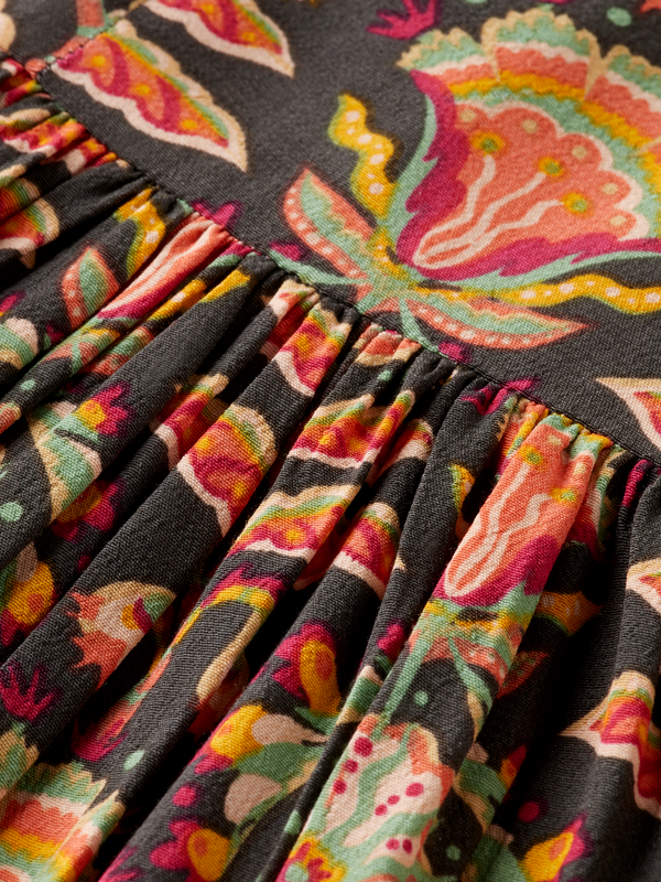 Maison Scotch PRINTED VISCOSE MIDI DRESS