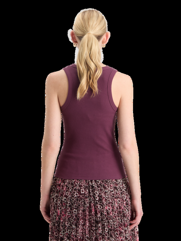 Maison Scotch RACER RIB TANK