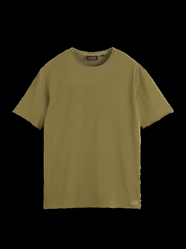 Maison Scotch RAW EDGE GARMENT DYE T-SHIRT