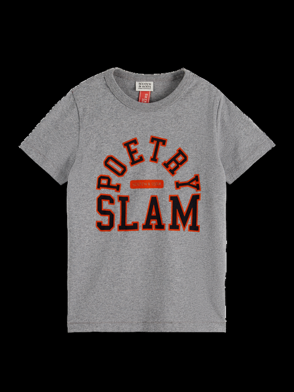 maison scotch Regular-fit artwork t-shirt