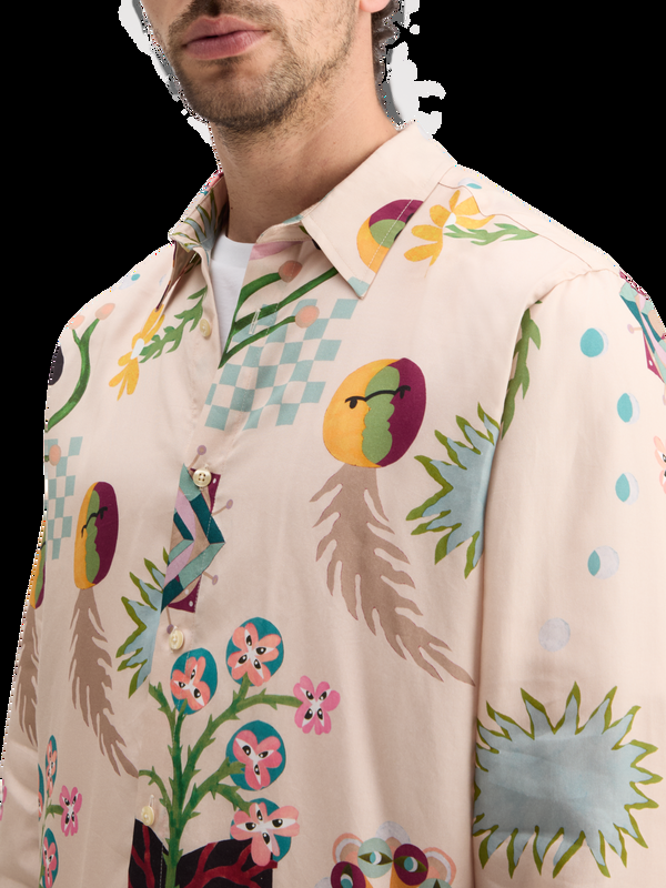 Maison Scotch REGULAR FIT MID SHINE AOP SHIRT