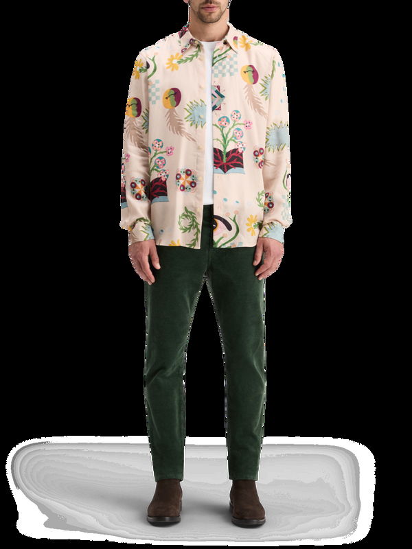 maison scotch REGULAR FIT MID SHINE AOP SHIRT