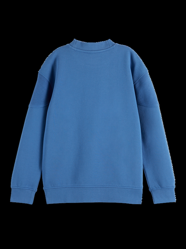 Maison Scotch RELAXED-FIT ARTWORK CREWNECK
