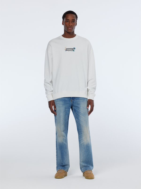 maison scotch Relaxed fit artwork sweatshirt