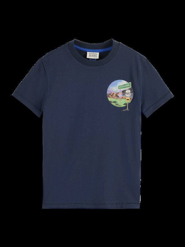 maison scotch RELAXED-FIT ARTWORK T-SHIRT