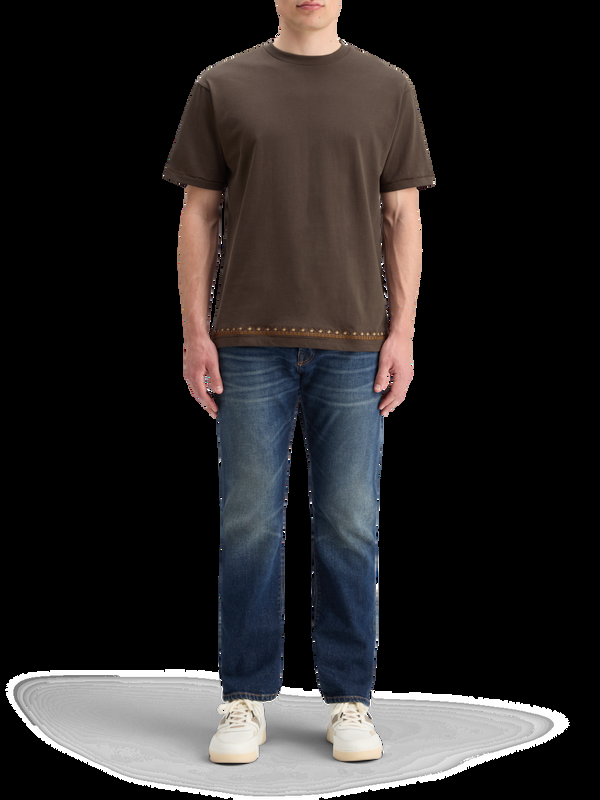 maison scotch RELAXED FIT EMBROIDERY T-SHIRT