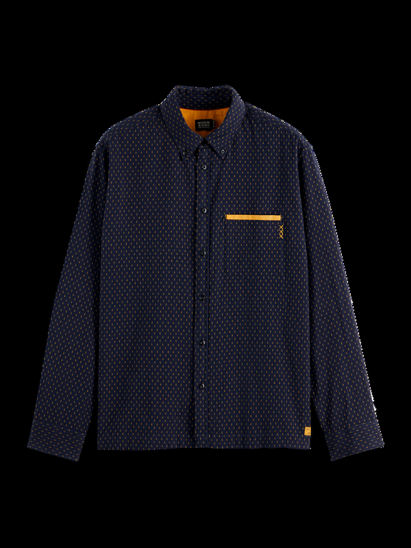 Maison Scotch RELAXED FIT JACQUARD SHIRT