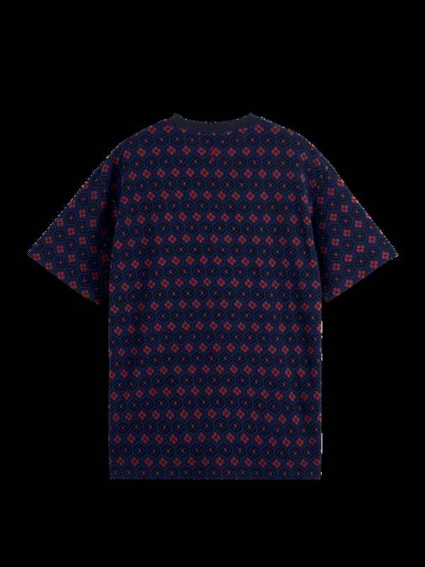 Maison Scotch Relaxed Fit Jacquard T-shirt