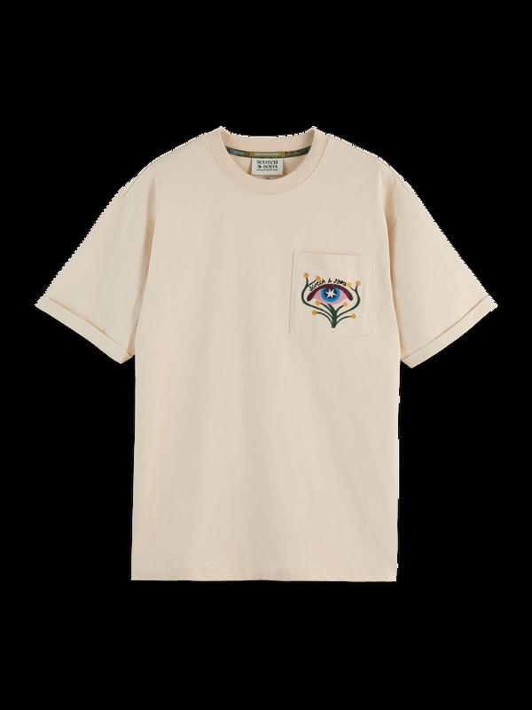 Maison Scotch RELAXED FIT POCKET T-SHIRT