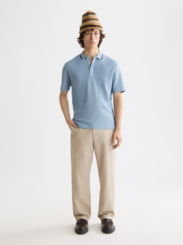 Maison Scotch Relaxed-fit Structured Polo