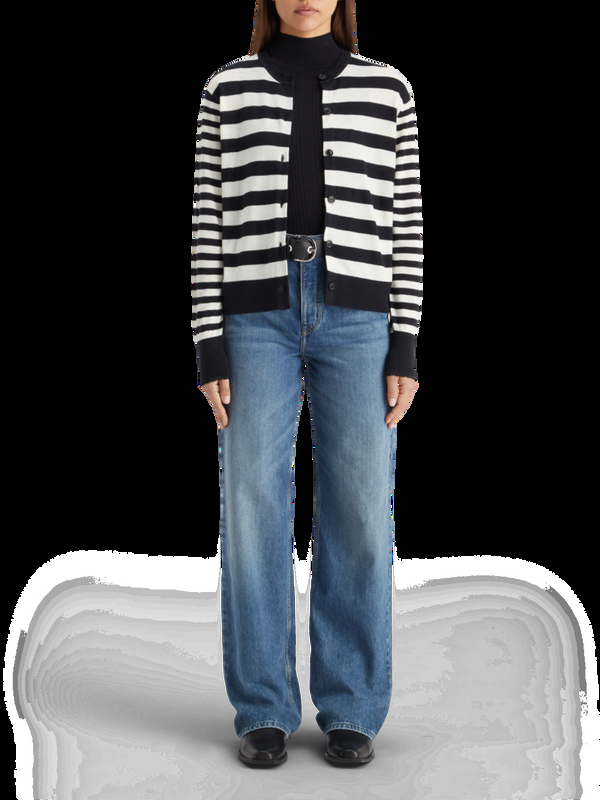 maison scotch Relaxed vest met ronde hals