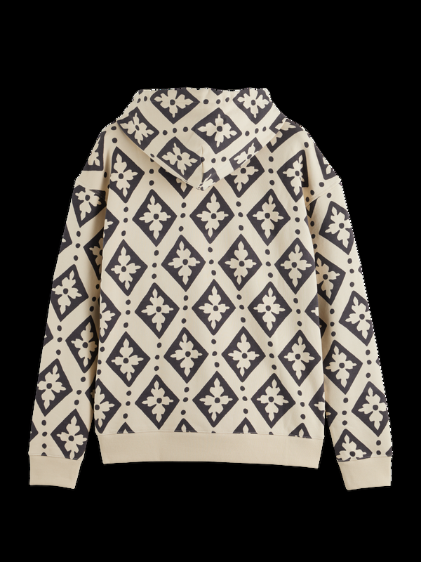 Maison Scotch Relaxte Pasvorm Aop Hoodie