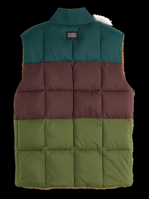 Maison Scotch REVERSIBLE PADDED BODY WARMER