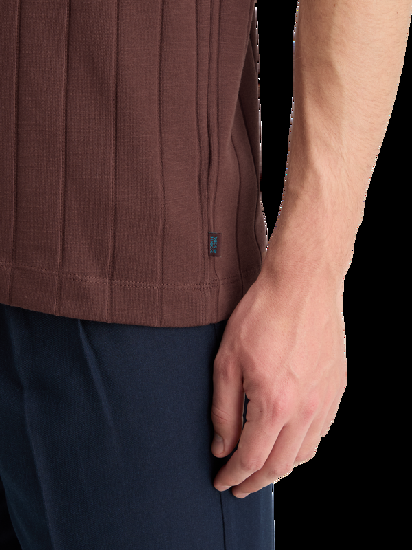 Maison Scotch RIB KNITTED POLO