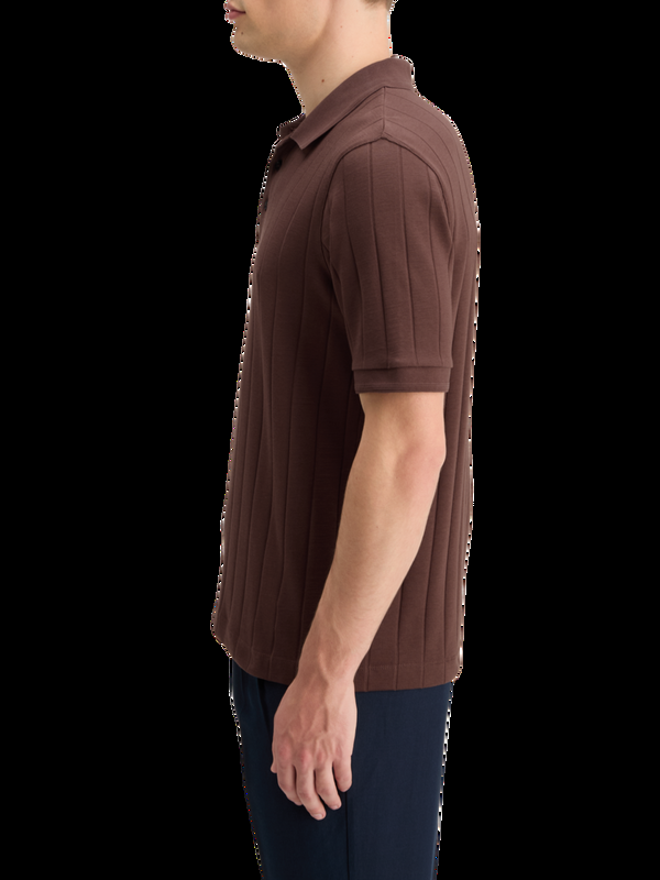 Maison Scotch RIB KNITTED POLO