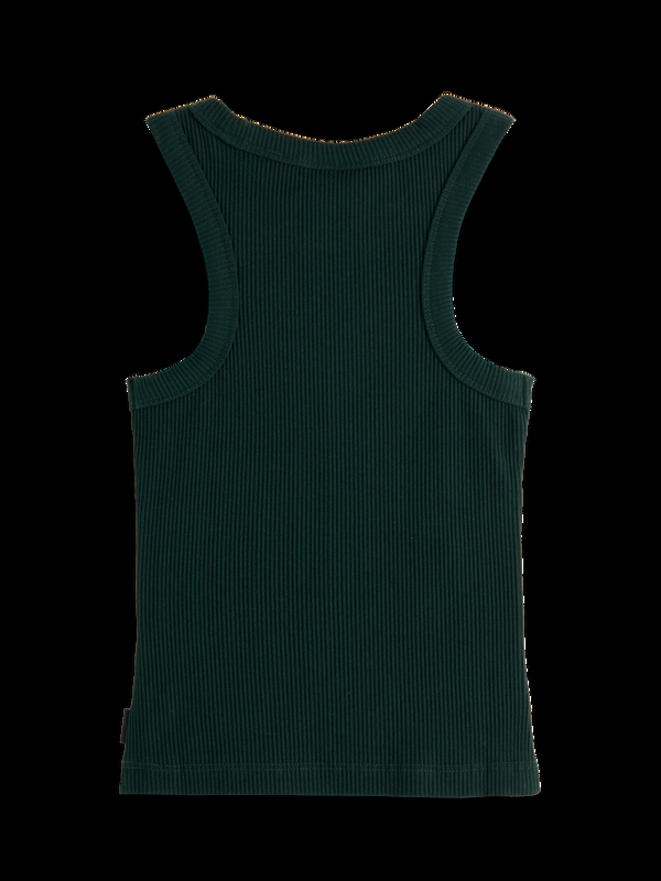 Maison Scotch Ribbed Tank Top