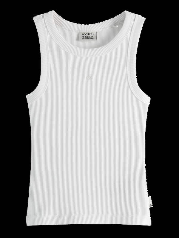 maison scotch Ribbed Tank Top