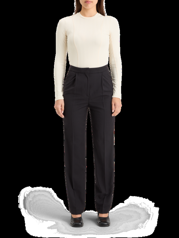 maison scotch ROBYN - TUXEDO PANT WITH SATIN DETAIL