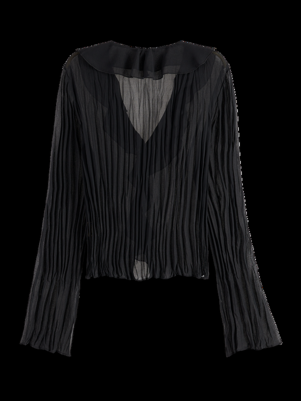 Maison Scotch RUFFLED TOP