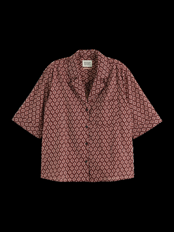 Maison Scotch RVS Shirt Lurex Print