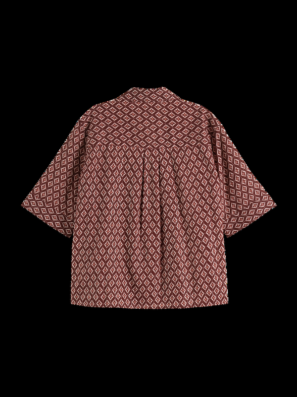 Maison Scotch RVS Shirt Lurex Print