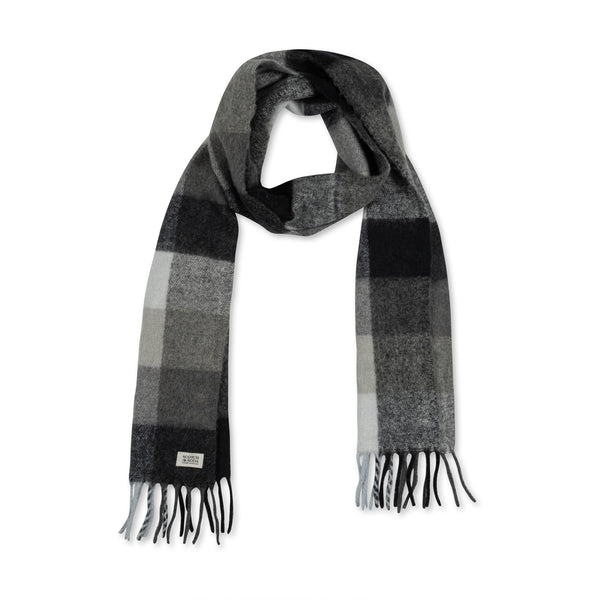maison scotch S&S WOVEN BUFFALO CHECK SCARF
