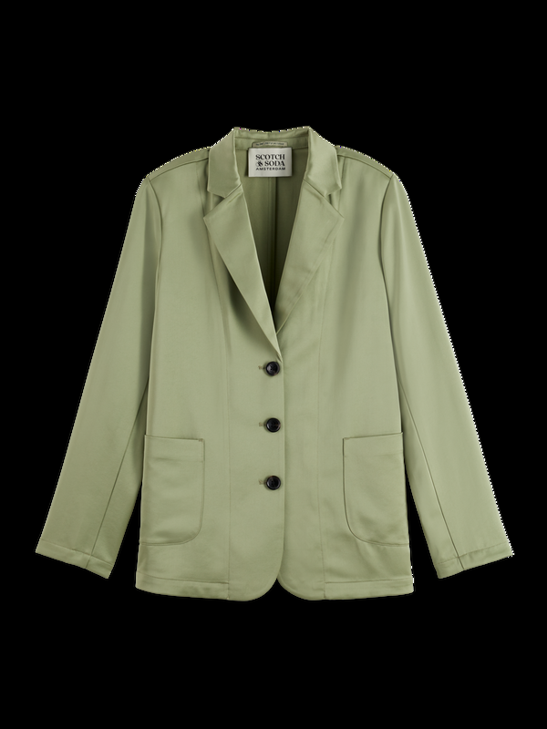 maison scotch SB SATIN BLAZER