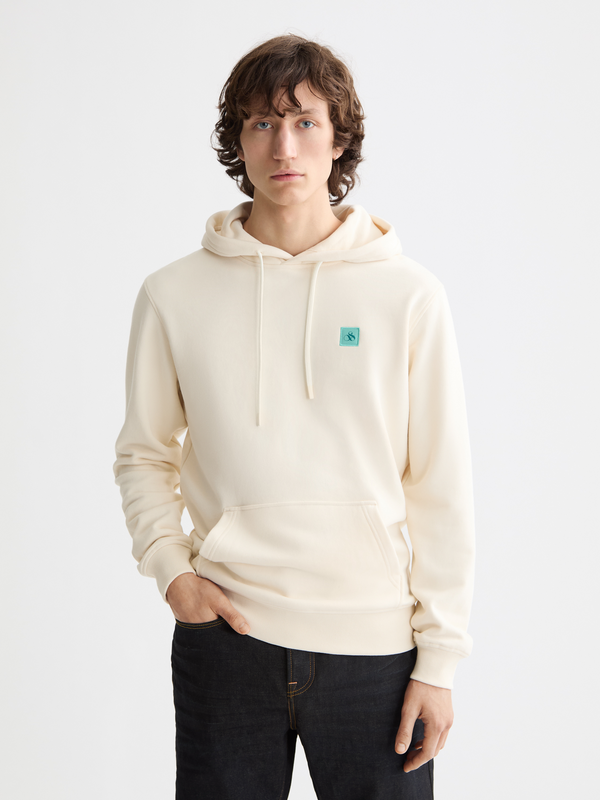 maison scotch Seasonal Essentials Logo Hoodie
