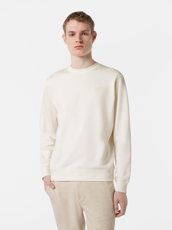 maison scotch Seasonal Essentials logo sweatshirt