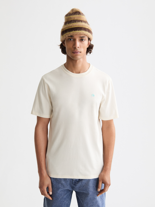 maison scotch Seasonal Essentials logo t-shirt