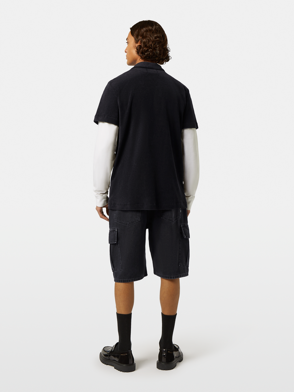 Maison Scotch Short-sleeved Towelling Shirt