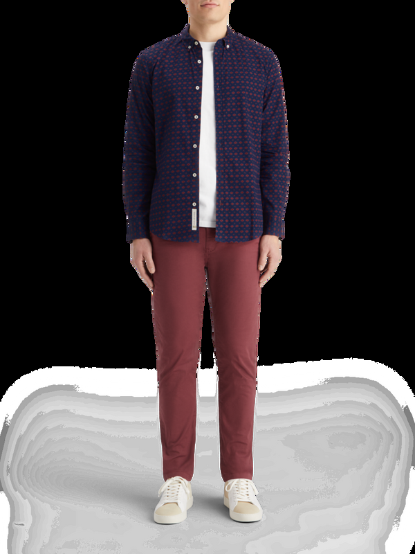 maison scotch Slim-fit ditsy aop-shirt maison scotch Slim-fit ditsy aop-shirt