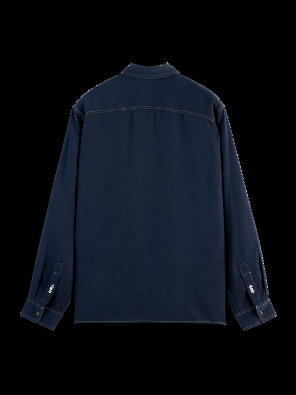 Maison Scotch SOLID TENCEL SHIRT