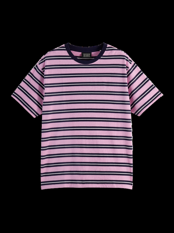 Maison Scotch Stripe Yarn-dyed T-shirt