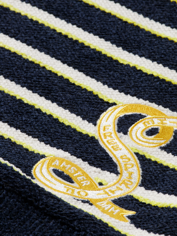 Maison Scotch STRIPED FELPA CREWNECK