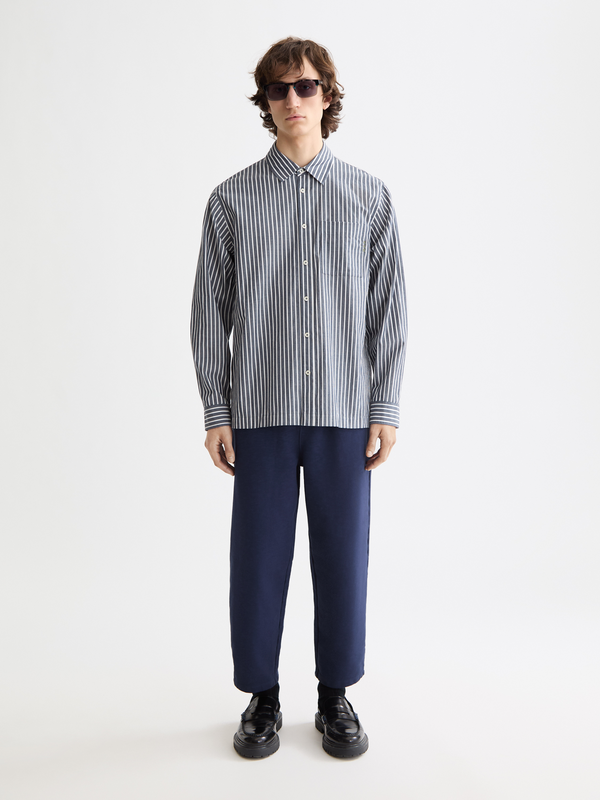 Maison Scotch Striped Poplin Shirt